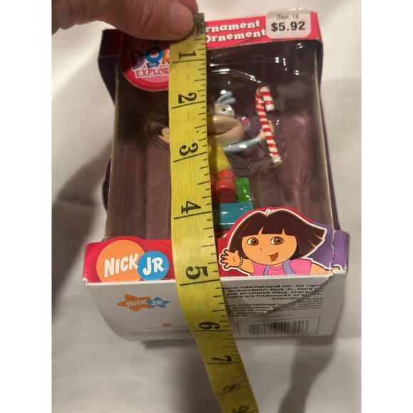 Vintage Dora Boots the Monkey, Candy Can Ornament, 2004, New in Box Christmas - Picture 2 of 5